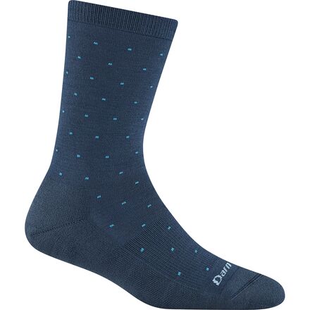Socks - (取寄) ダーンタフ レディース ピン ドロップ クルー ライトウェイト クッション ソック - ウィメンズ Darn Tough women Pin Drop Crew Lightweight Cushion Sock - Women's Midnight