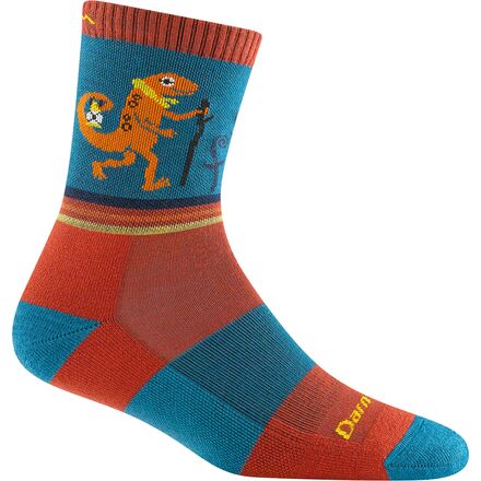 (取寄) ダーンタフ キッズ サル ミクロ クルー ライトウェイト クッション ソック - キッズ Darn Tough kids Sal Micro Crew Lightweight Cushion Sock - Kids' Lava