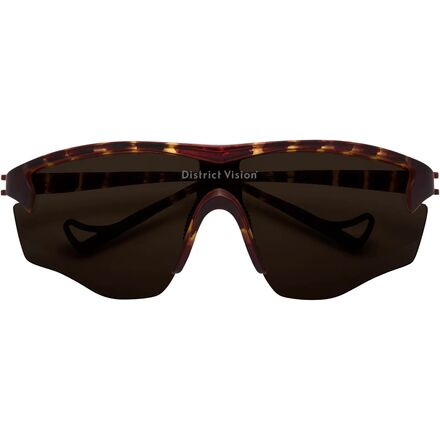 (取寄) ディストリクトヴィジョン レーザー サングラス District Vision Junya Racer Sunglasses Brown Mosaic/D+ Earth Vision