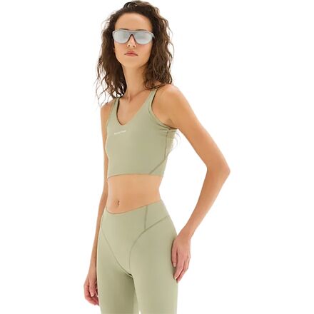 (取寄) ディストリクトヴィジョン レディース ツイン レイヤー ロング ライン ブラ - ウィメンズ District Vision women Twin Layer Long Line Bra - Women's Ash