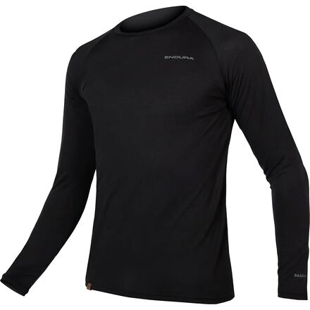 (取寄) エンデューラ メンズ バーバー ブレンド ロング-スローブ ベースレイヤー— - メンズ Endura men BaaBaa Blend Long-Sleeve Baselayer - Men's Black