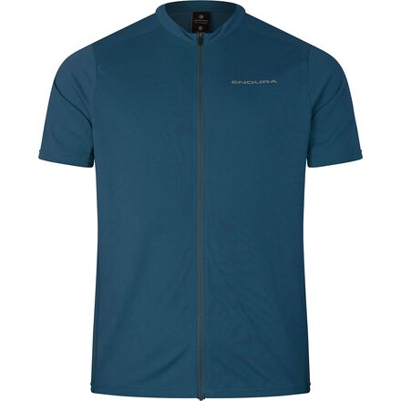 (取寄) エンデューラ メンズ ループ ショートスリーブ ジップド ジャージ - メンズ Endura men Loop Short-Sleeve Zipped Jersey - Men's Barra Blue