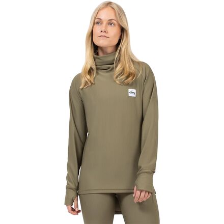 Outdoor Wear - (取寄) レディース ゲイター リブ トップ - ウィメンズ Eivy women Icecold Gaiter Rib Top - Women's Olive
