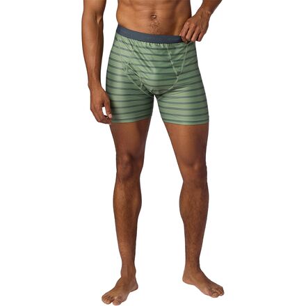 (取寄) エクスオフィシオ メンズ ギブンゴー 2.0 ボクサー ブリーフ - メンズ ExOfficio men Give-N-Go 2.0 Boxer Brief - Men's Asparagus/Cobblestone
