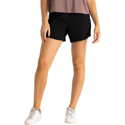 (取寄) フリーフライ レディース ライン アクティブ ブリーズ 5インチ ショート - ウィメンズ Free Fly women Lined Active Breeze 5in Short - Women's Black