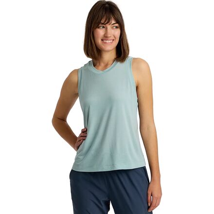Rakuten - (取寄) フリーフライ レディース エレベート ライトウェイト タンク トップ - ウィメンズ Free Fly women Elevate Lightweight Tank Top - Women's Ocean Mist
