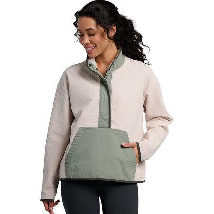 (取寄) フリーフライ レディース グリッドバック フリース スナップ プルオーバー - ウィメンズ Free Fly women Gridback Fleece Snap Pullover - Women's Forest