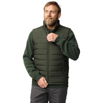 (取寄) フェールラーベン メンズ グリーンランド ダウン ライナー ベスト - メンズ Fjallraven men Greenland Down Liner Vest - Men 039 s Deep Forest