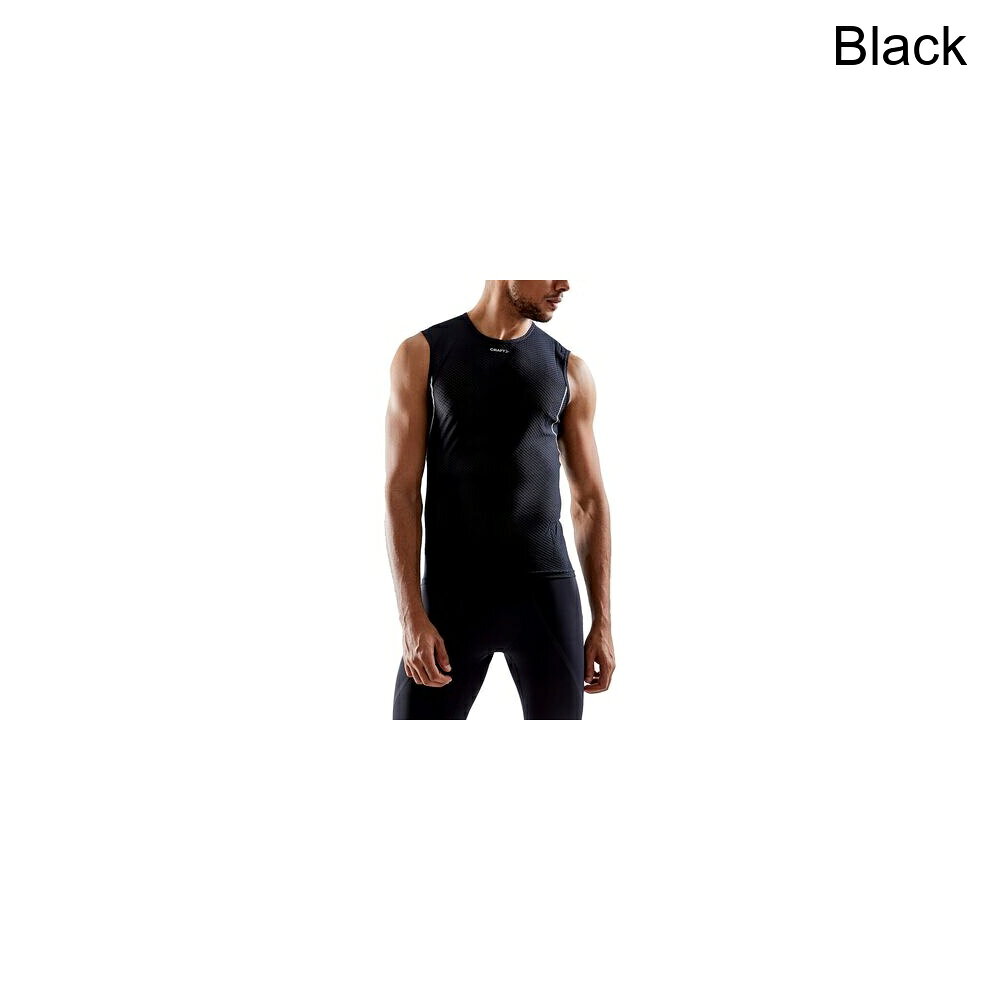 (取寄) クラフト メンズ クール メッシュ スーパーライト スリーブレス ベースレイヤー— - メンズ Craft men COOL Mesh Superlight Sleeveless Baselayer - Men's Black