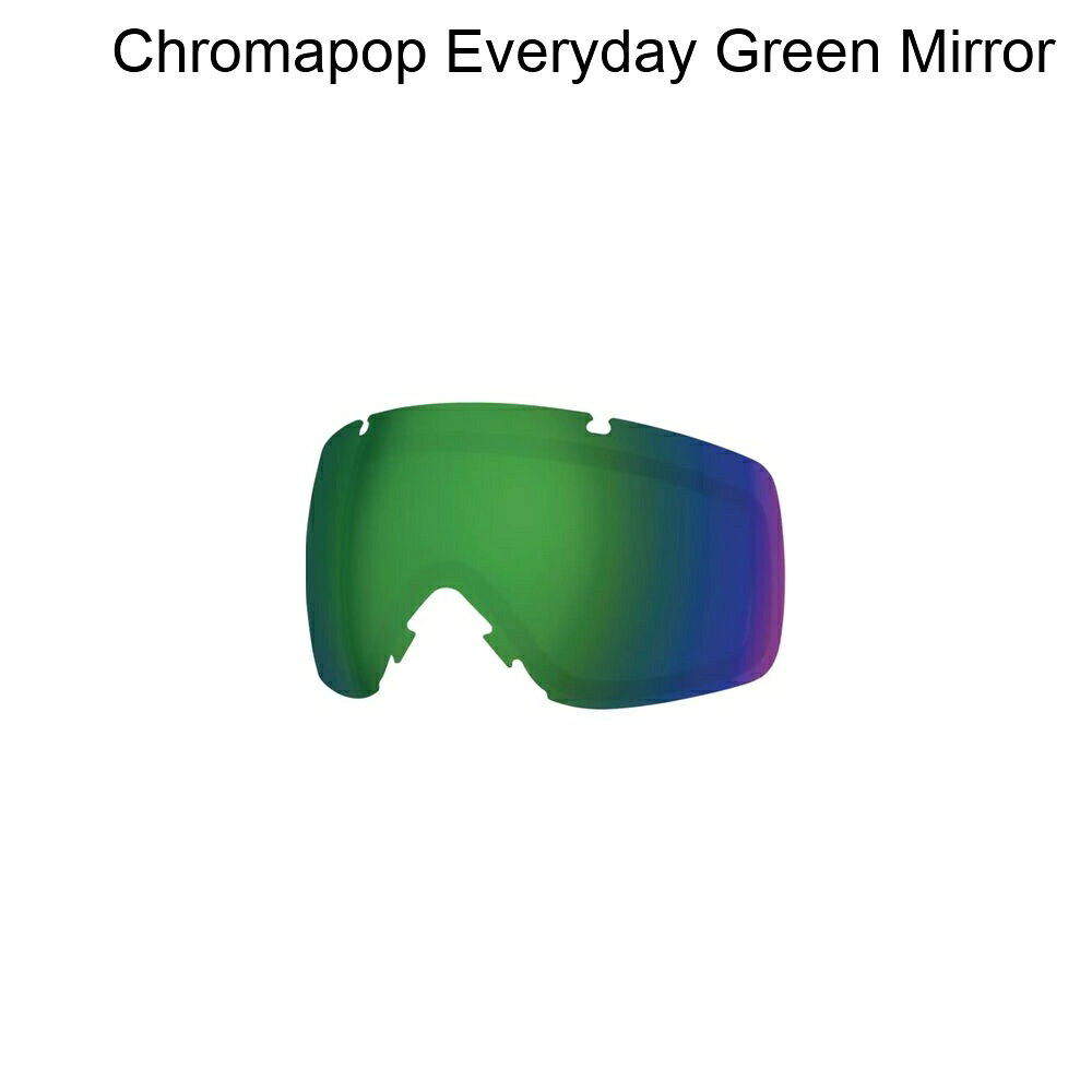 (取寄) スミス I/O ゴーグルズ リプレイスメント レンズ Smith I/O Goggles Replacement Lens Chromapop Everyday Green Mirror