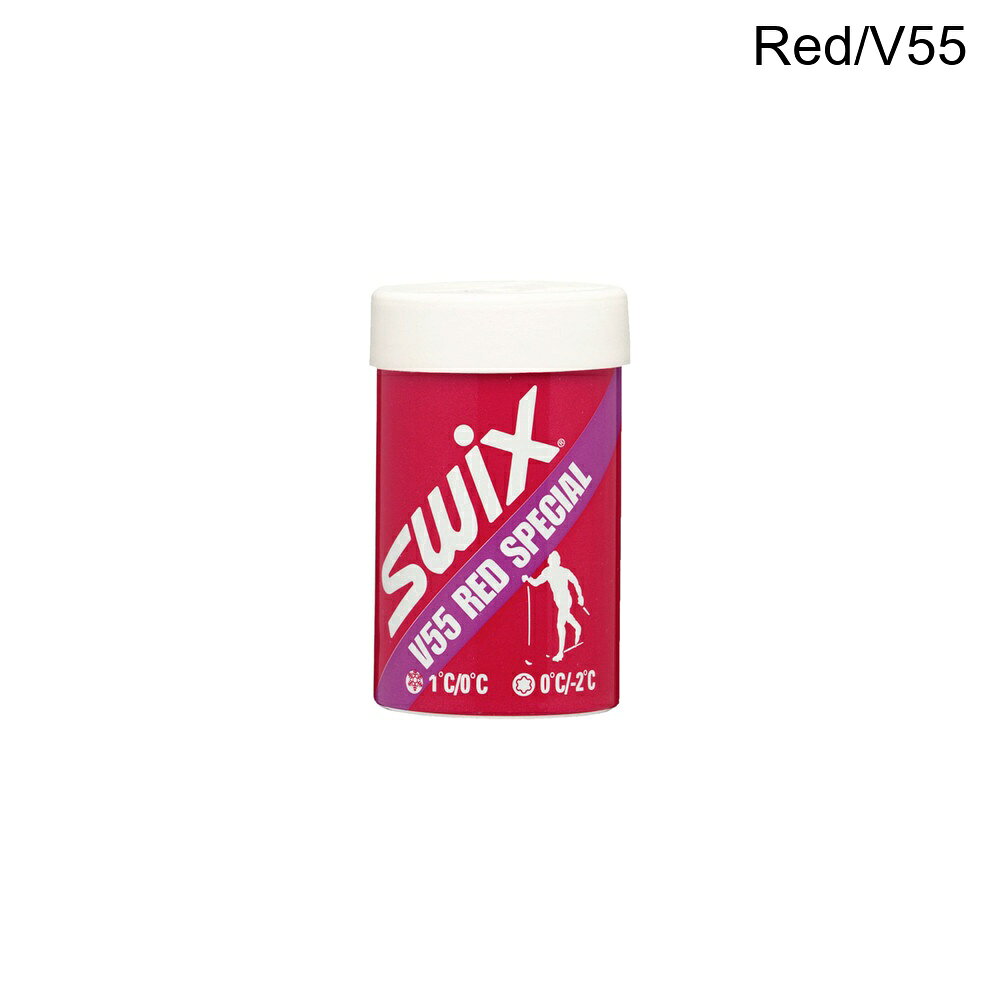 (取寄) スウィックス V-ライン ハード キック ワックス Swix V-Line Hard Kick Wax Red/V55