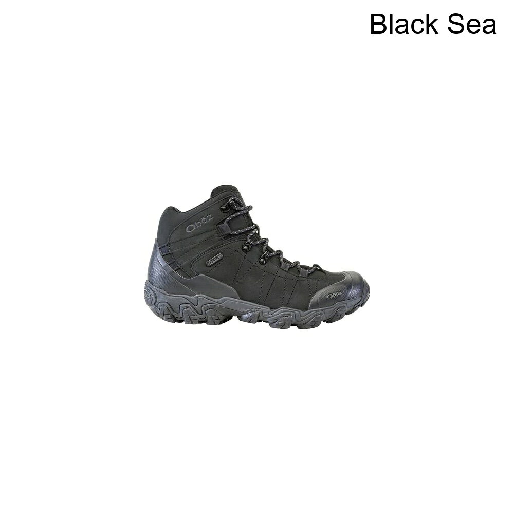 (取寄) オボズ メンズ ブリッジャー ミッド B-ドライ ワイド ハイキング ブーツ - メンズ Oboz men Bridger Mid B-Dry Wide Hiking Boot - Men's Black Sea