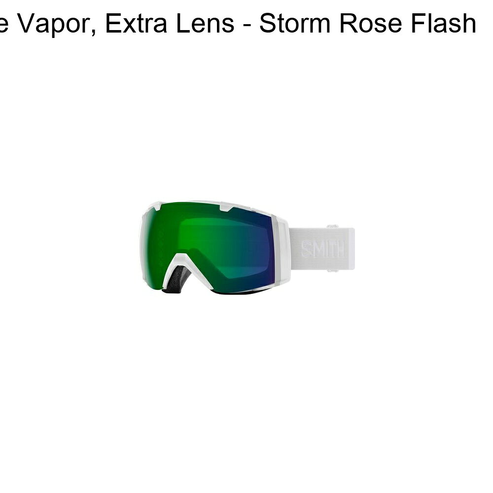 (取寄) スミス I/O クロマポップ ゴーグルズ Smith I/O ChromaPop Goggles Everyday Green Mirror/White Vapor, Extra Lens - Storm Rose Flash