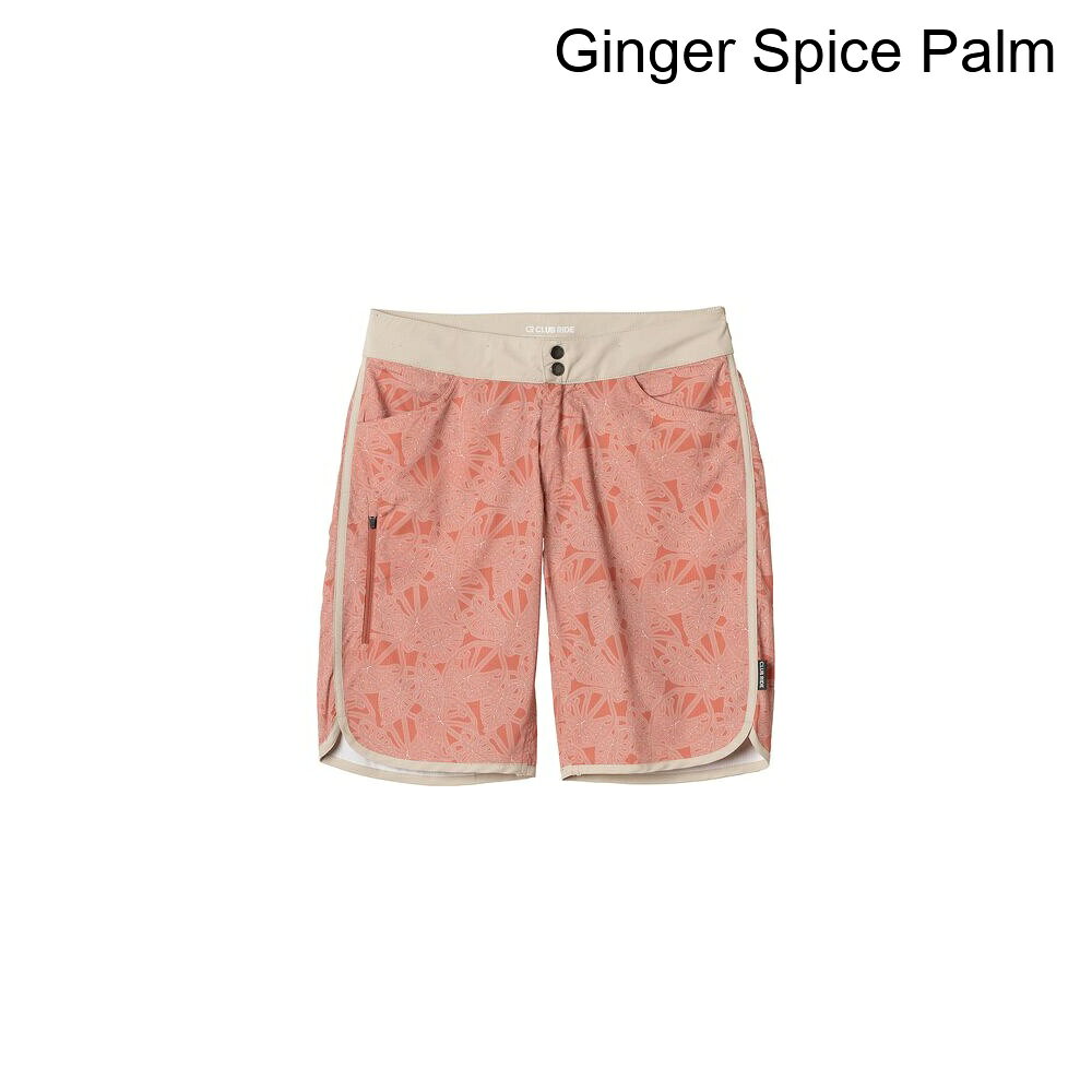 (取寄) クラブライドアパレル レディース サヴィー ショート - ウィメンズ Club Ride Apparel women Savvy Short - Women's Ginger Spice Palm