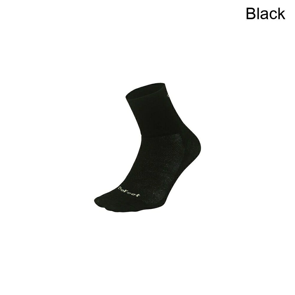 (取寄) デフィート エアイーター 3インチ ソック DeFeet Aireator 3in Sock Black