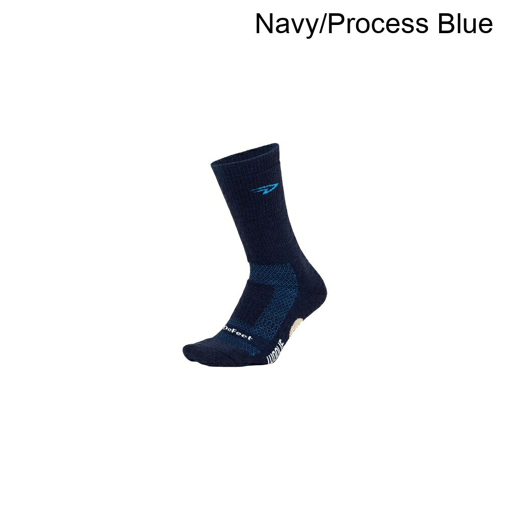 (取寄) デフィート ウーリー ブーリー 6インチ ソック DeFeet Woolie Boolie 6in Sock Navy/Process Blue