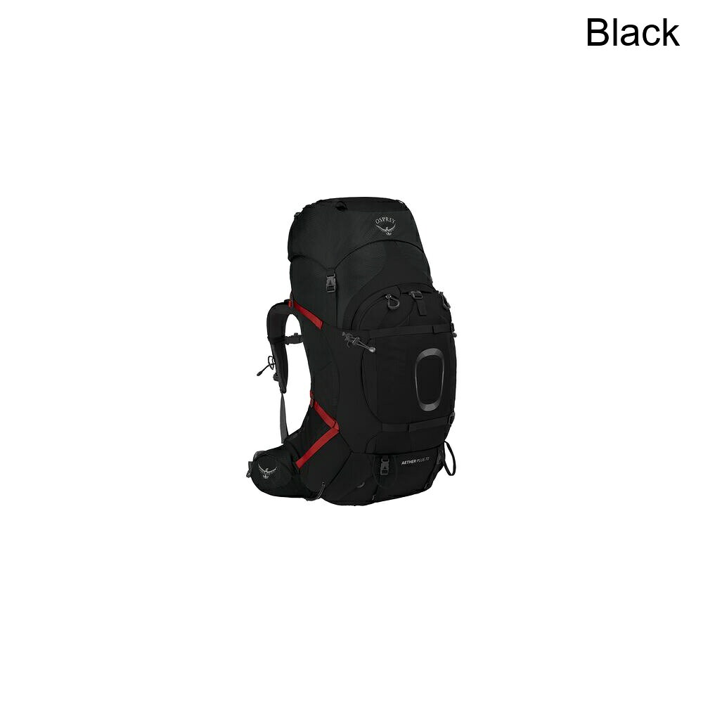 (取寄) オスプレーパック エーテル プラス 70L バックパック Osprey Packs Aether Plus 70L Backpack Black