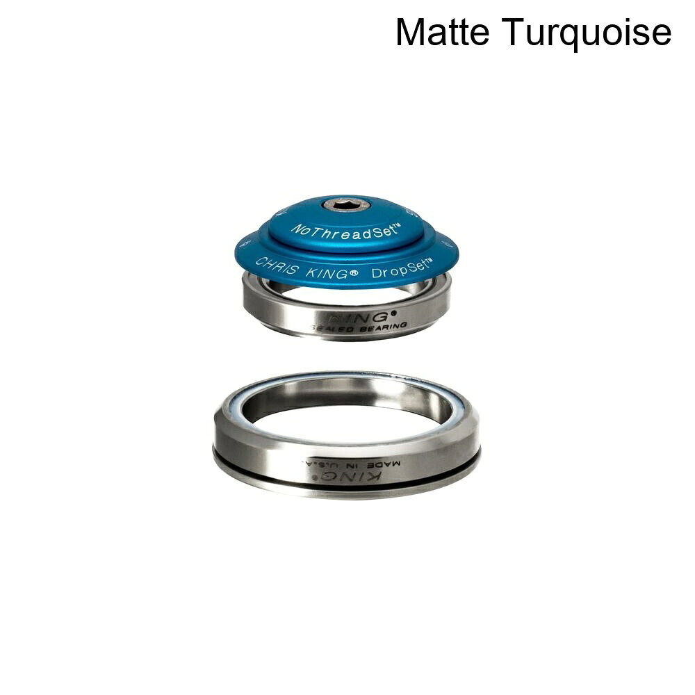 (取寄) クリスキング ドロップセット 5 ヘッドセット Chris King DropSet 5 Headset Matte Turquoise
