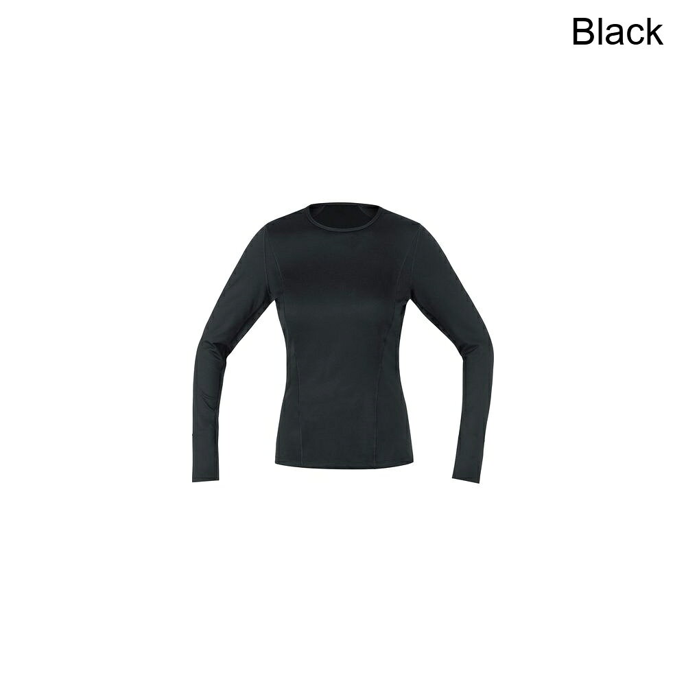 (取寄) ゴアウェア レディース ベース レイヤー サーモ ロング スリーブ シャツ - ウィメンズ GOREWEAR women Base Layer Thermo Long Sleeve Shirt - Women's Black