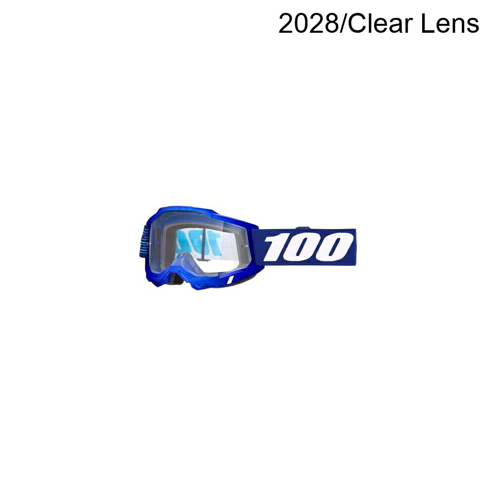 (取寄) 100% アキュリ 2 ゴーグルズ 100% ACCURI 2 Goggles 2028/Clear Lens