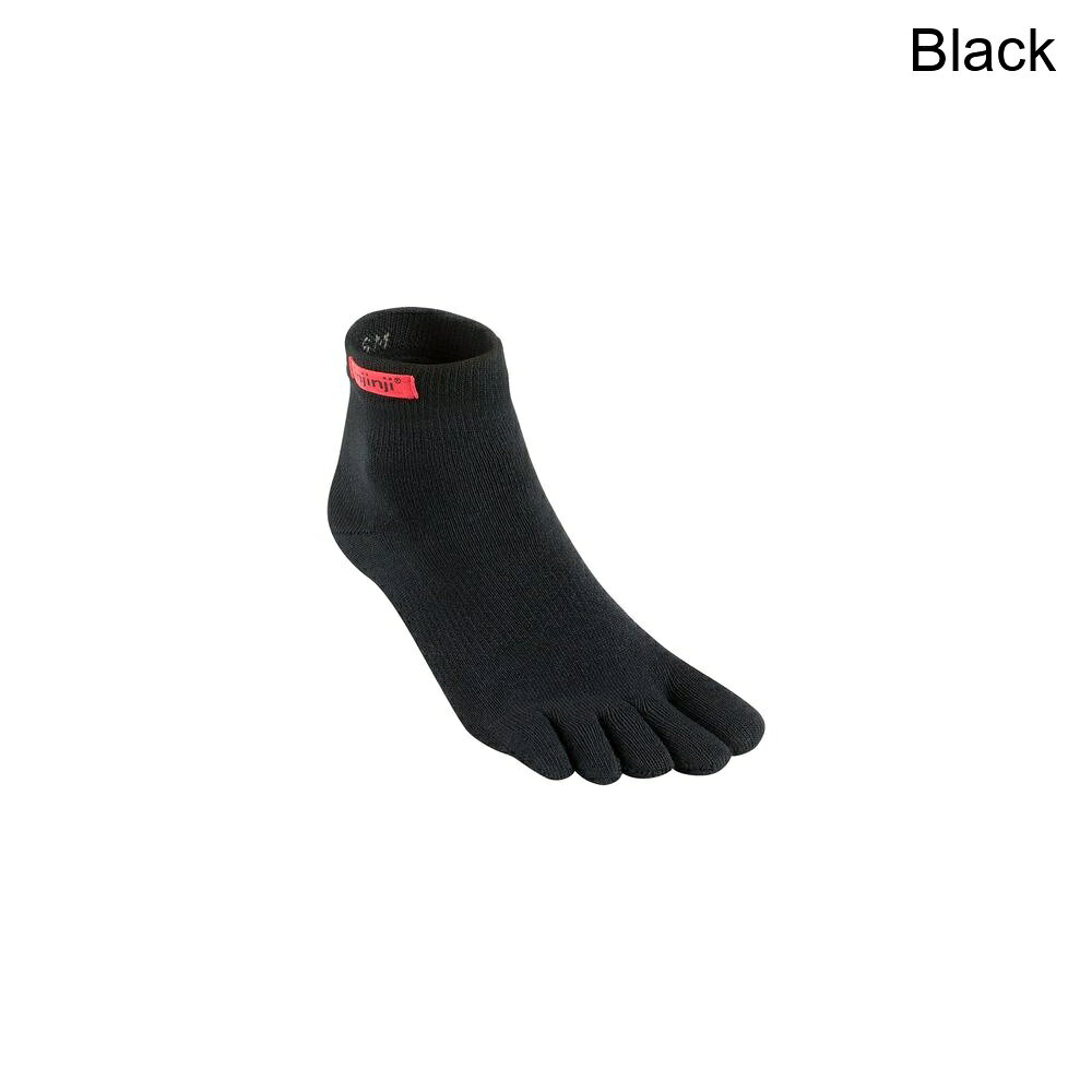 (取寄) インジンジ メンズ スポーツ オリジナル ウェイト ミニ-クルー ソック - メンズ Injinji men Sport Original Weight Mini-Crew Sock - Men's Black