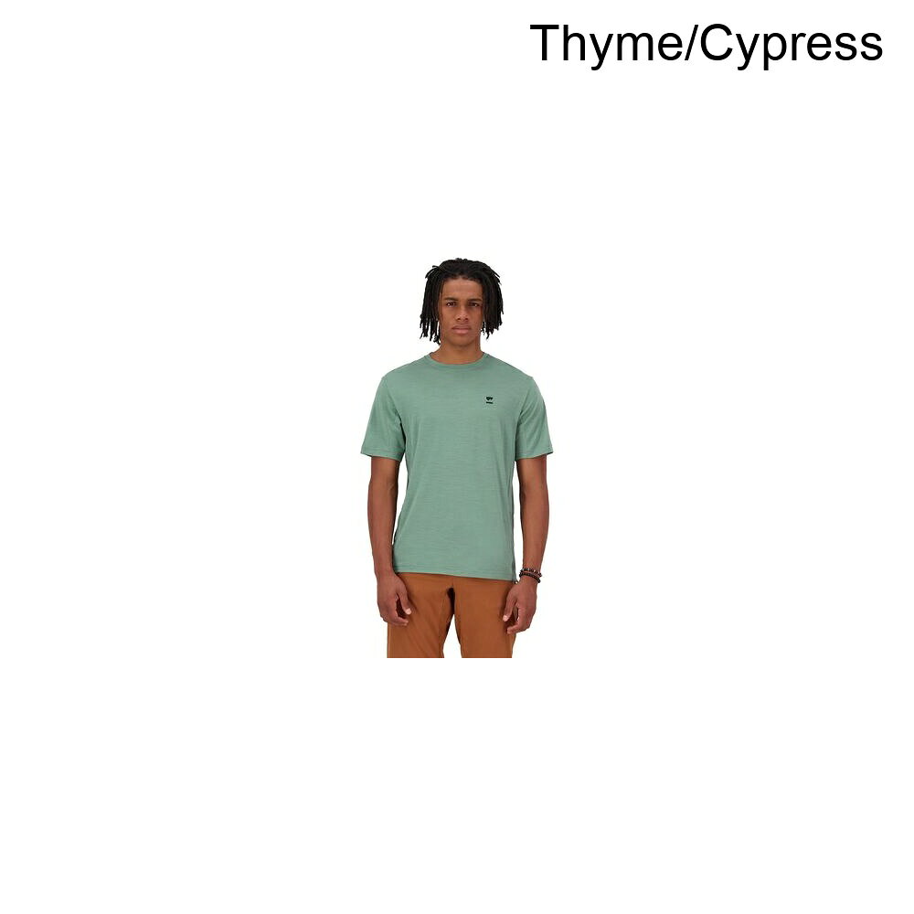 (取寄) モンスロイヤル メンズ ターン メリノ シフト T-シャツ - メンズ Mons Royale men Tarn Merino Shift T-Shirt - Men's Thyme/Cypress