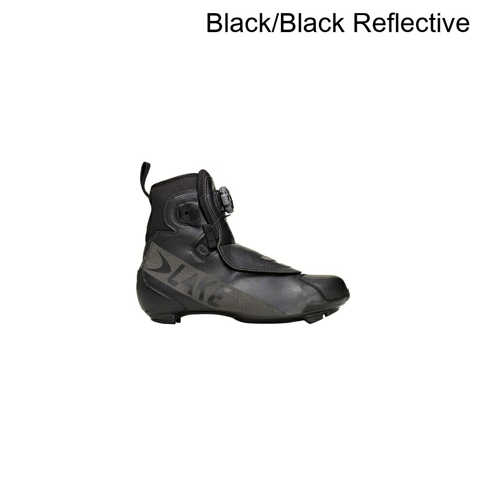 (取寄) レイク メンズ CX146-X ワイド サイクリング シューズ - メンズ Lake men CX146-X Wide Cycling Shoe - Men's Black/Black Reflective
