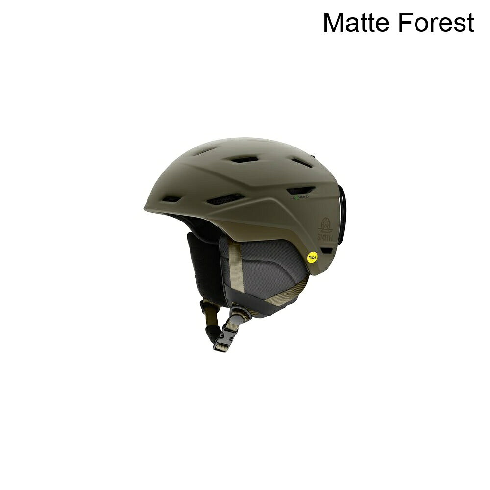 (取寄) スミス ミッション ミプス ヘルメット Smith Mission Mips Helmet Matte Forest
