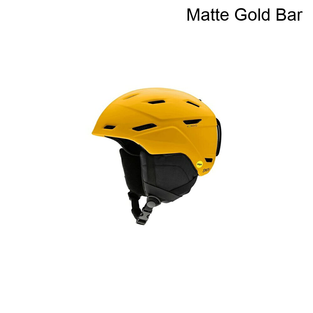 (取寄) スミス ミッション ミプス ヘルメット Smith Mission Mips Helmet Matte Gold Bar