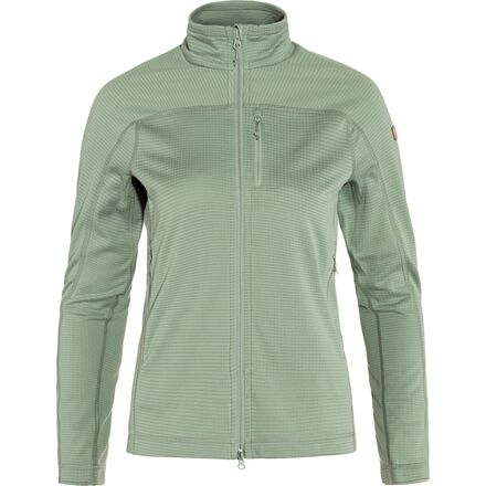 乐天商城 - (取寄) フェールラーベン レディース アビスコ ライト フリース ジャケット - ウィメンズ Fjallraven women Abisko Lite Fleece Jacket - Women's Misty Green