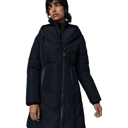 (���) �ޥå������� ��ǥ����� ���� �Υ�-�ե��� ������ ���㥱�å� - ������� Mackage women Kay Non-Fur Down Jacket - Women's Black