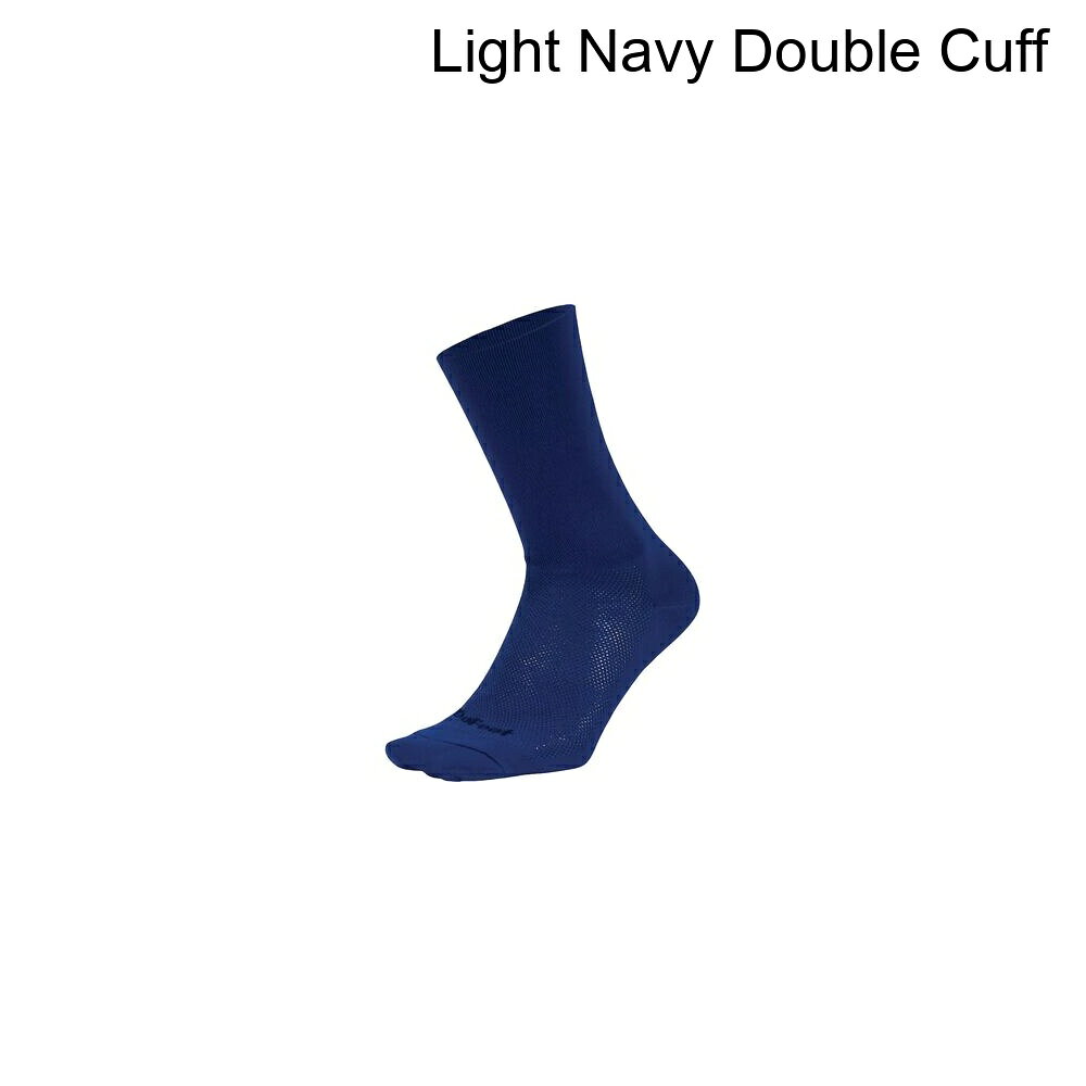 (取寄) デフィート エアイーター 6インチ ソック DeFeet Aireator 6in Sock Light Navy Double Cuff