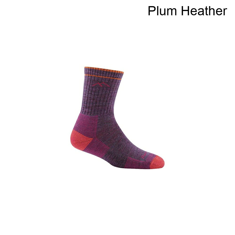 (取寄) ダーンタフ レディース ハイカー ミクロ クルー クッション ソック - ウィメンズ Darn Tough women Hiker Micro Crew Cushion Sock - Women's Plum Heather