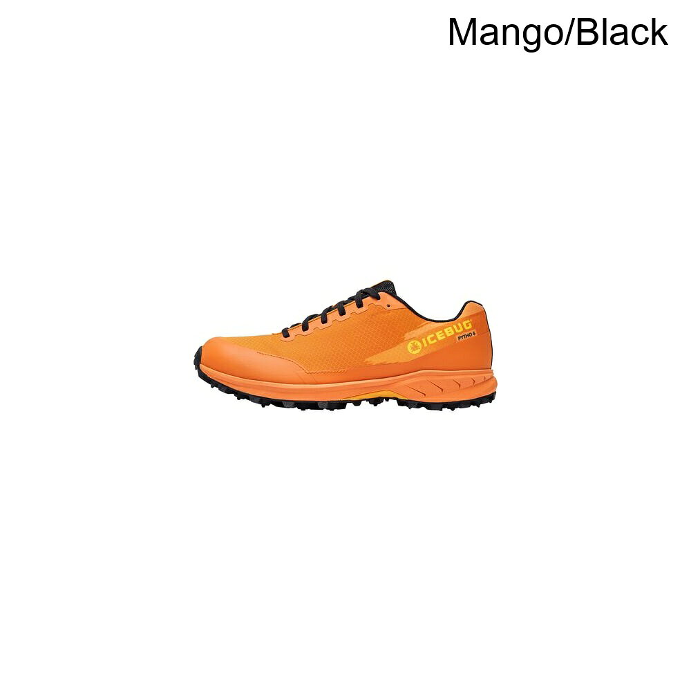 (取寄) アイスバグ レディース パイソ6 バグリップ ランニング シューズ - ウィメンズ Icebug women Pytho6 BUGrip Running Shoe - Women's Mango/Black