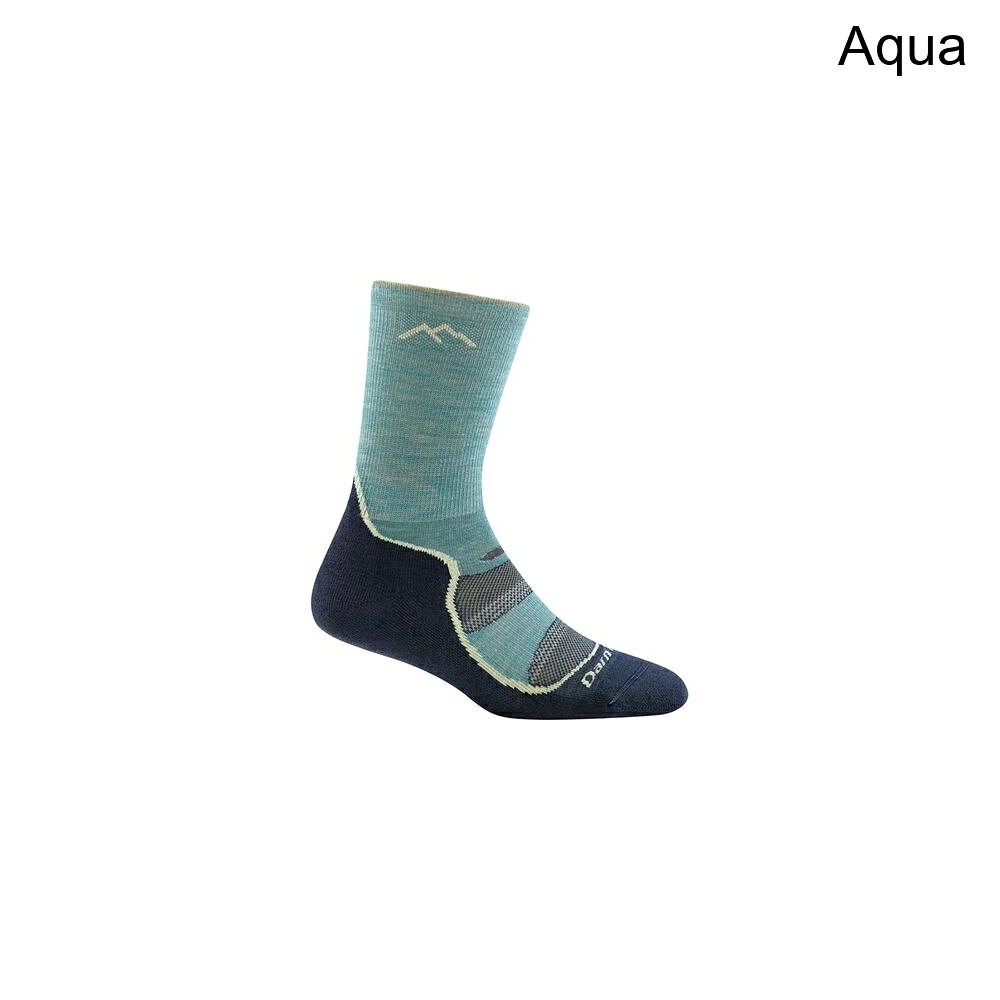 (取寄) ダーンタフ レディース ライト ハイカー ミクロ クルー ライト クッション ソック - ウィメンズ Darn Tough women Light Hiker Micro Crew Light Cushion Sock - Women's Aqua