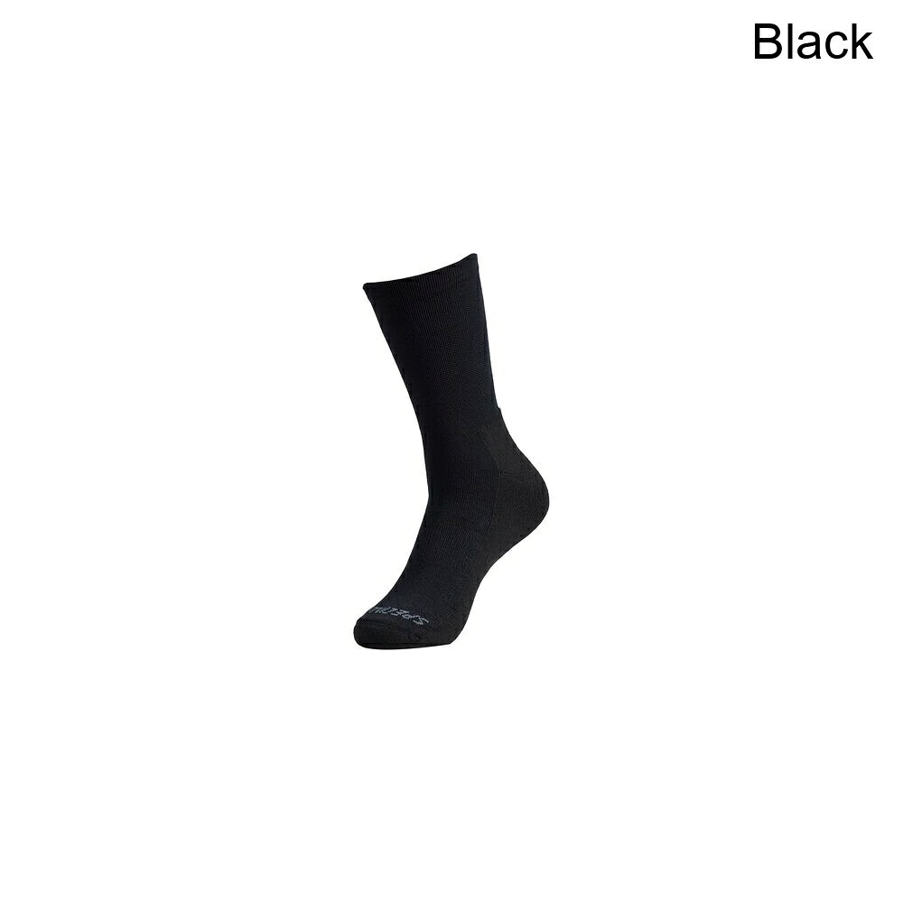 (取寄) スペシャライズド プリマロフト ライトウェイト トール ロゴ ソック Specialized Primaloft Lightweight Tall Logo Sock Black