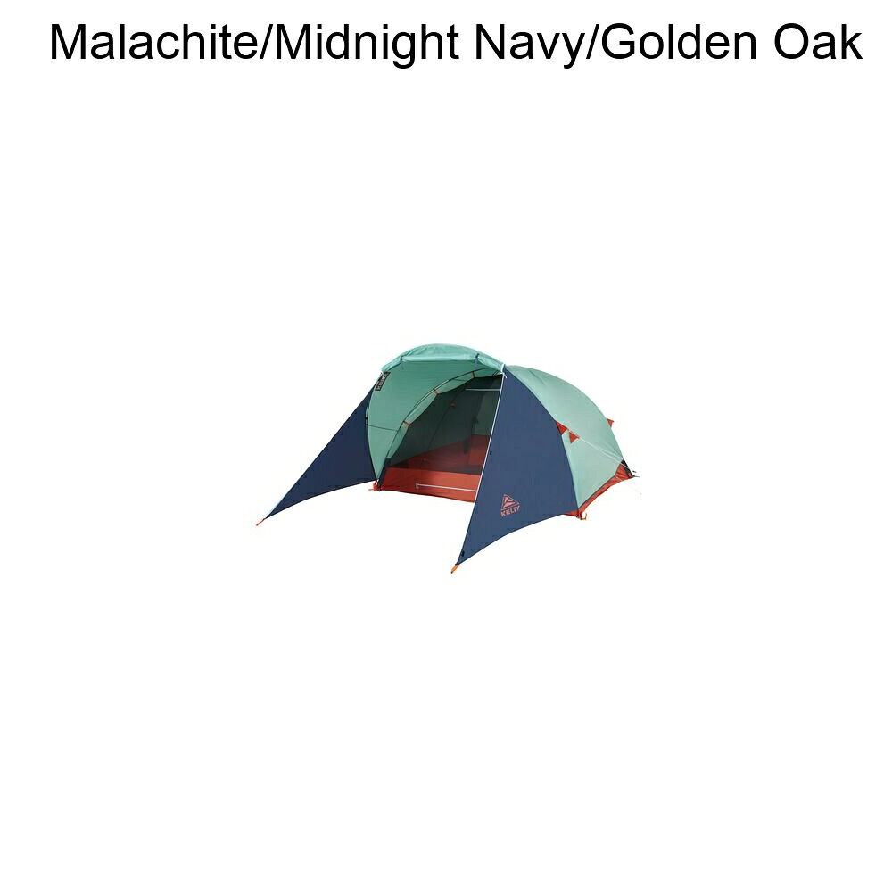 (取寄) ケルティ ランパス 4P テント: 4-パーソン 3-シーズン Kelty Rumpus 4P Tent: 4-Person 3-Season Malachite/Midnight Navy/Golden Oak