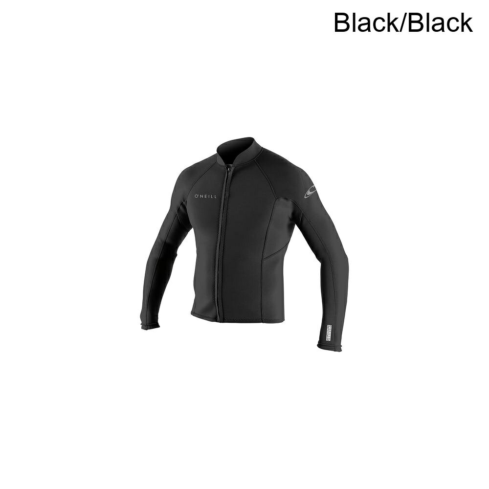 (取寄) オニール メンズ リアクター-2 1.5mm フロント-ジップ ジャケット - メンズ O'Neill men Reactor-2 1.5mm Front-Zip Jacket - Men's Black/Black