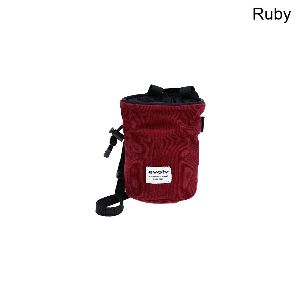 (取寄) エボルブ コーデュロイ チョーク バッグ Evolv Corduroy Chalk Bag Ruby