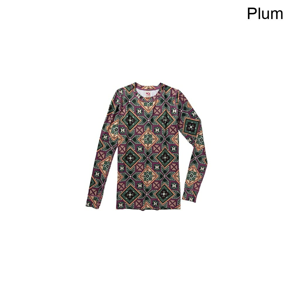 (取寄) カリトラ レディース フライド ロング-スローブ ベースレイヤー— - ウィメンズ Kari Traa women Fryd Long-Sleeve Baselayer - Women's Plum