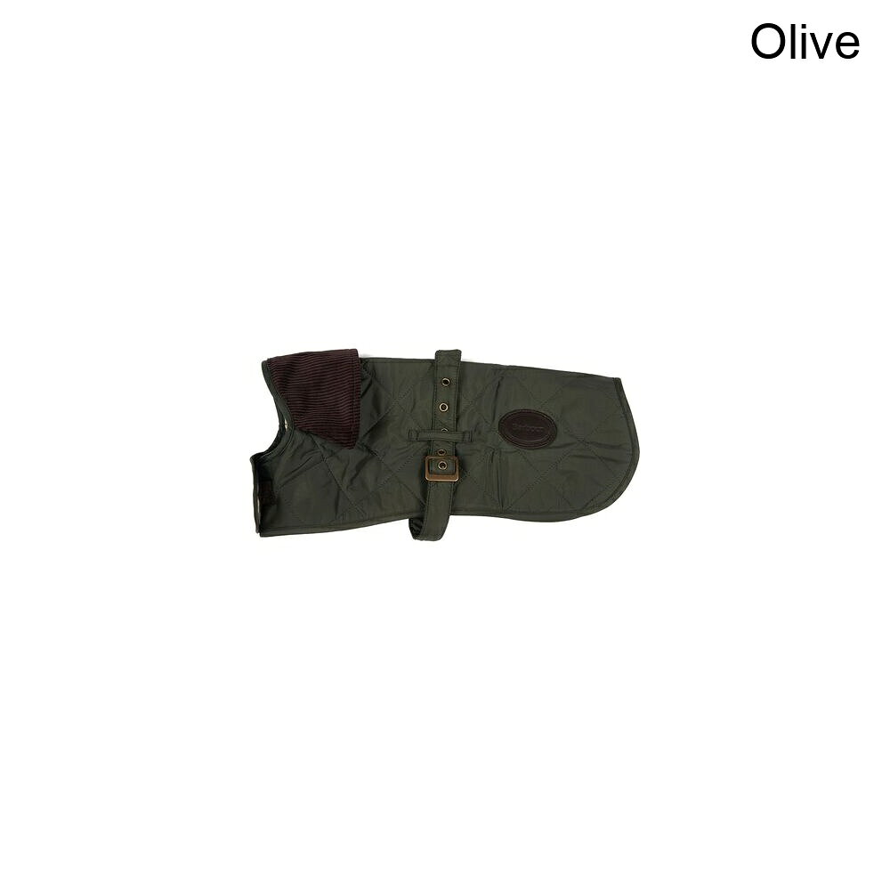 (取寄) バブアー キルテッド ドッグ コート Barbour Quilted Dog Coat Olive