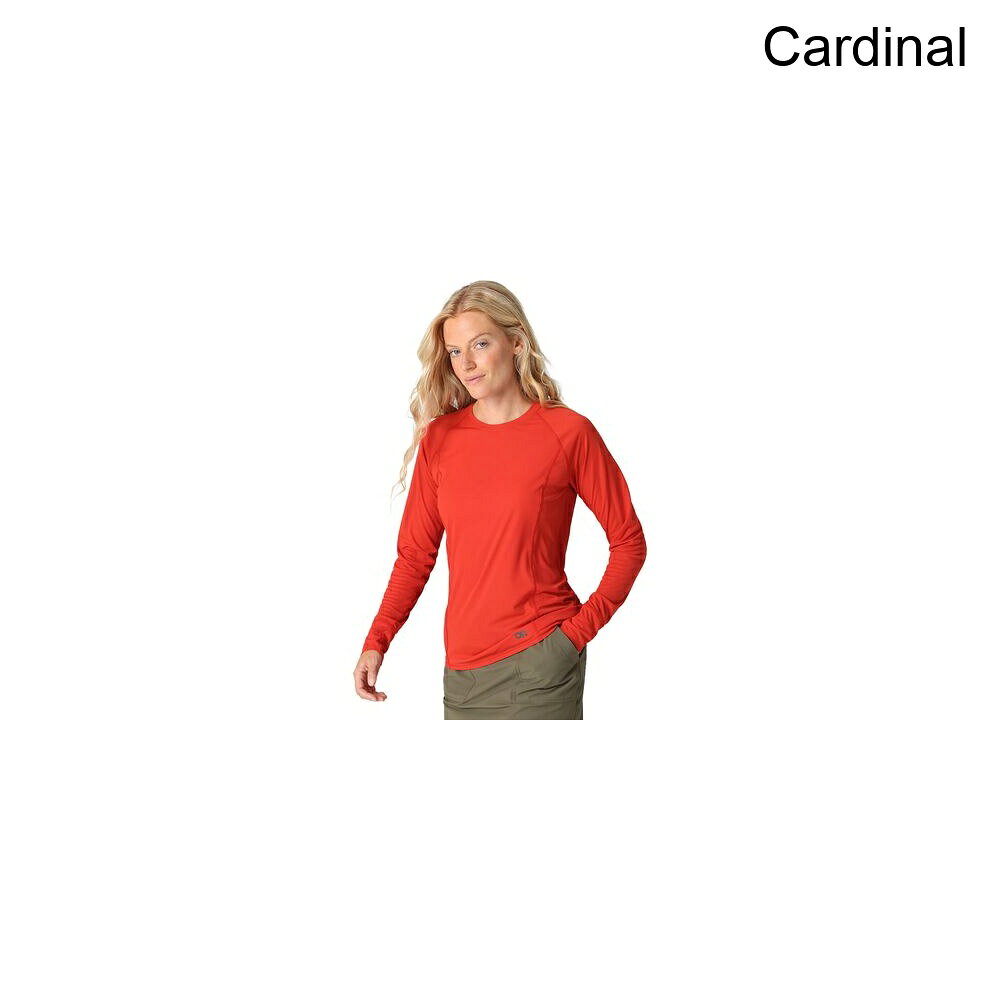 (取寄) アウトドア リサーチ レディース エコー ロング-スローブ T-シャツ - ウィメンズ Outdoor Research women Echo Long-Sleeve T-Shirt - Women's Cardinal