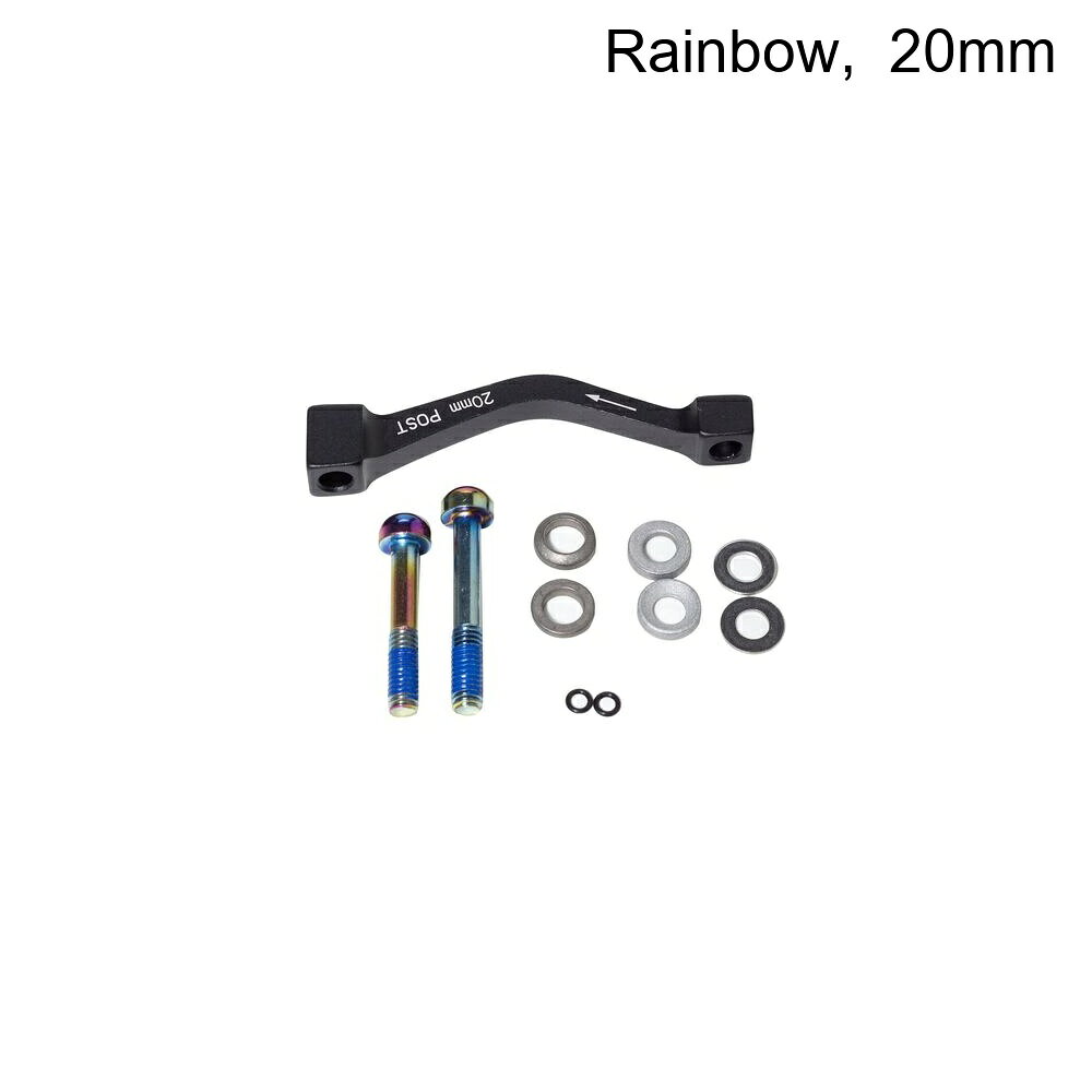(取寄) スラム ポスト マウント ブレーキ アダプタ SRAM Post Mount Brake Adapter Rainbow, 20mm
