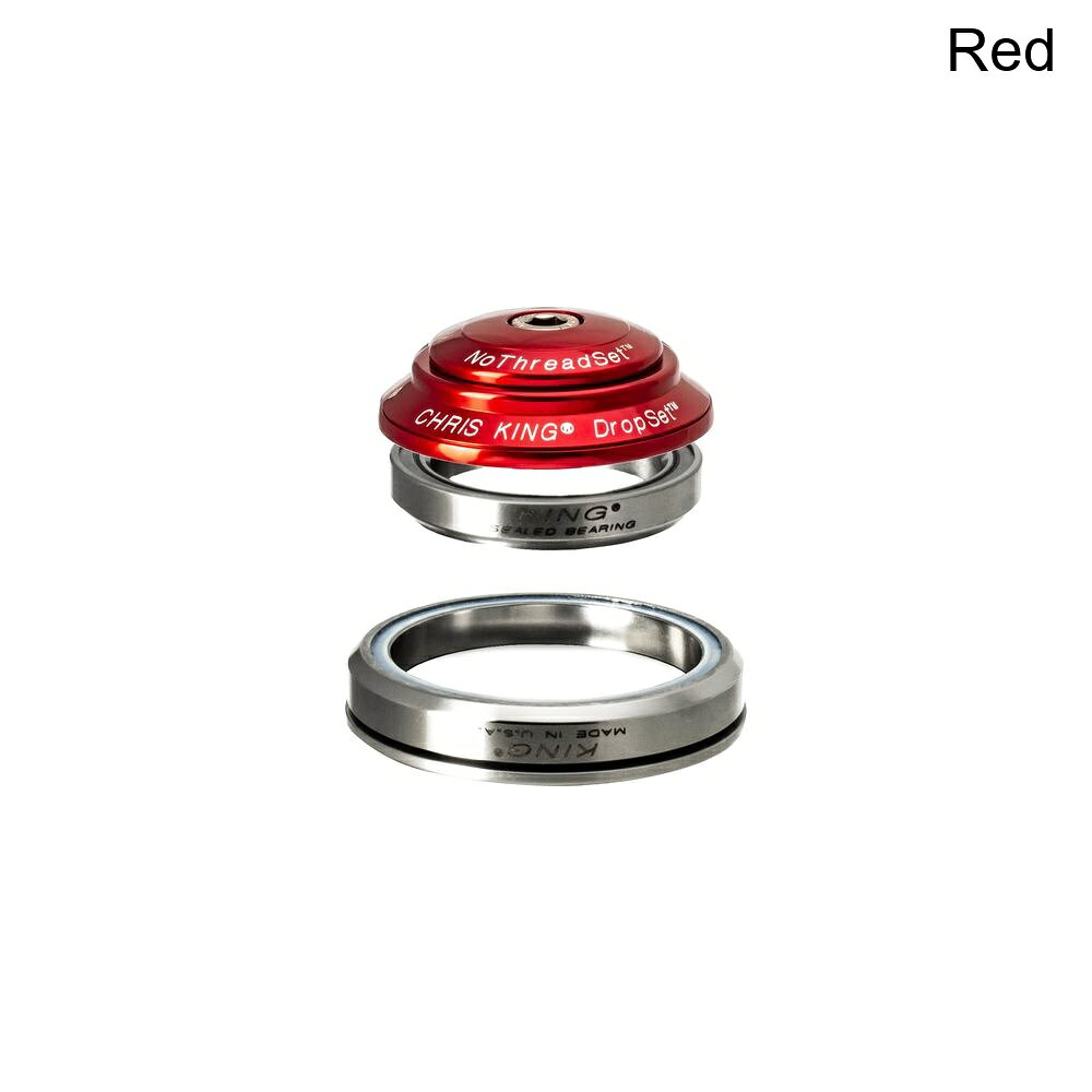 (取寄) クリスキング ドロップセット 2 ヘッドセット Chris King DropSet 2 Headset Red
