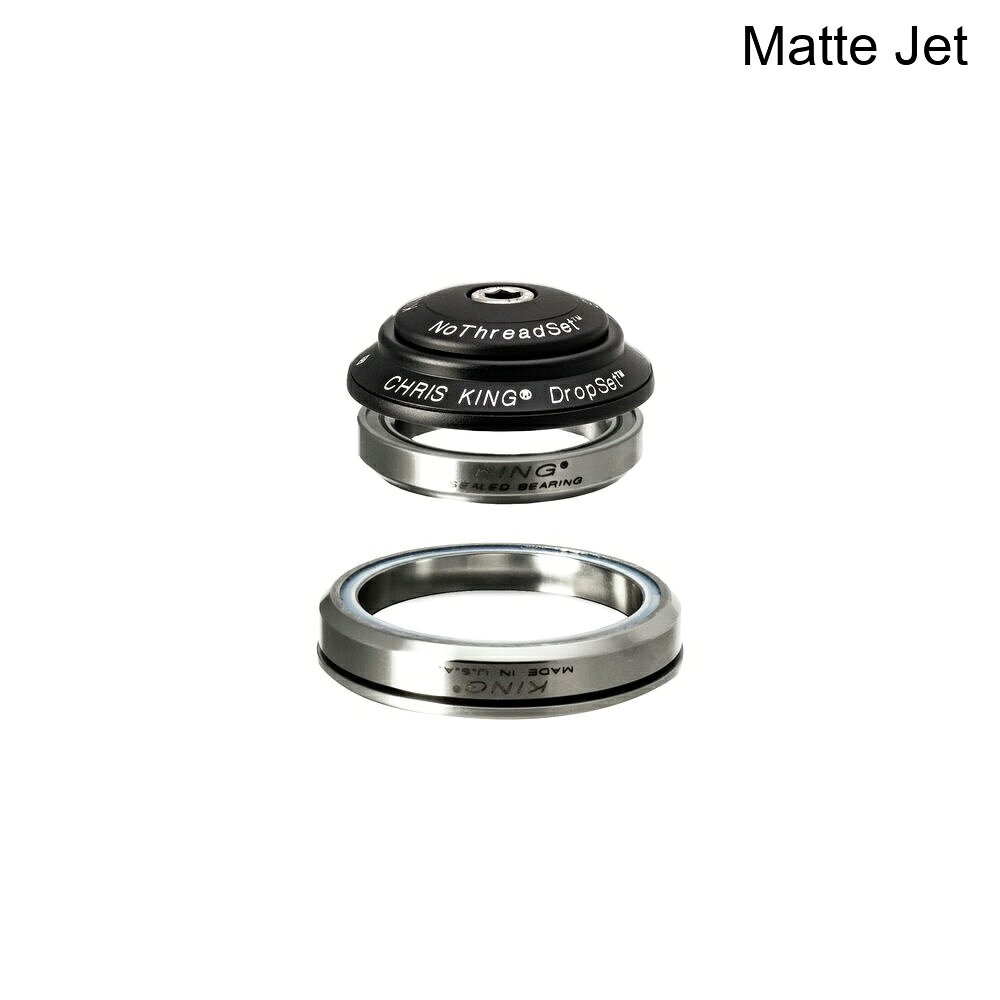 (取寄) クリスキング ドロップセット 2 ヘッドセット Chris King DropSet 2 Headset Matte Jet
