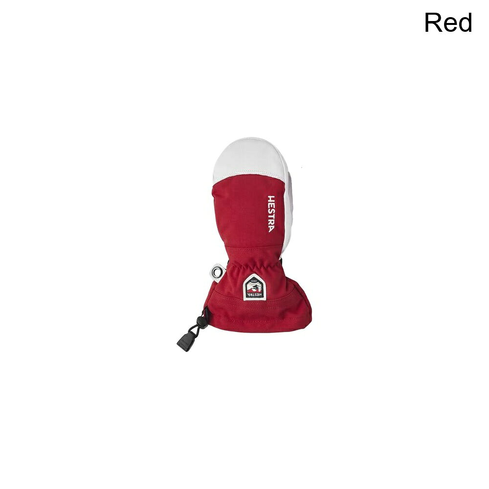 (取寄) ヘストラ キッズ ヘリ スキー ジュニア ミトン - キッズ Hestra kids Heli Ski Junior Mitten - Kids' Red