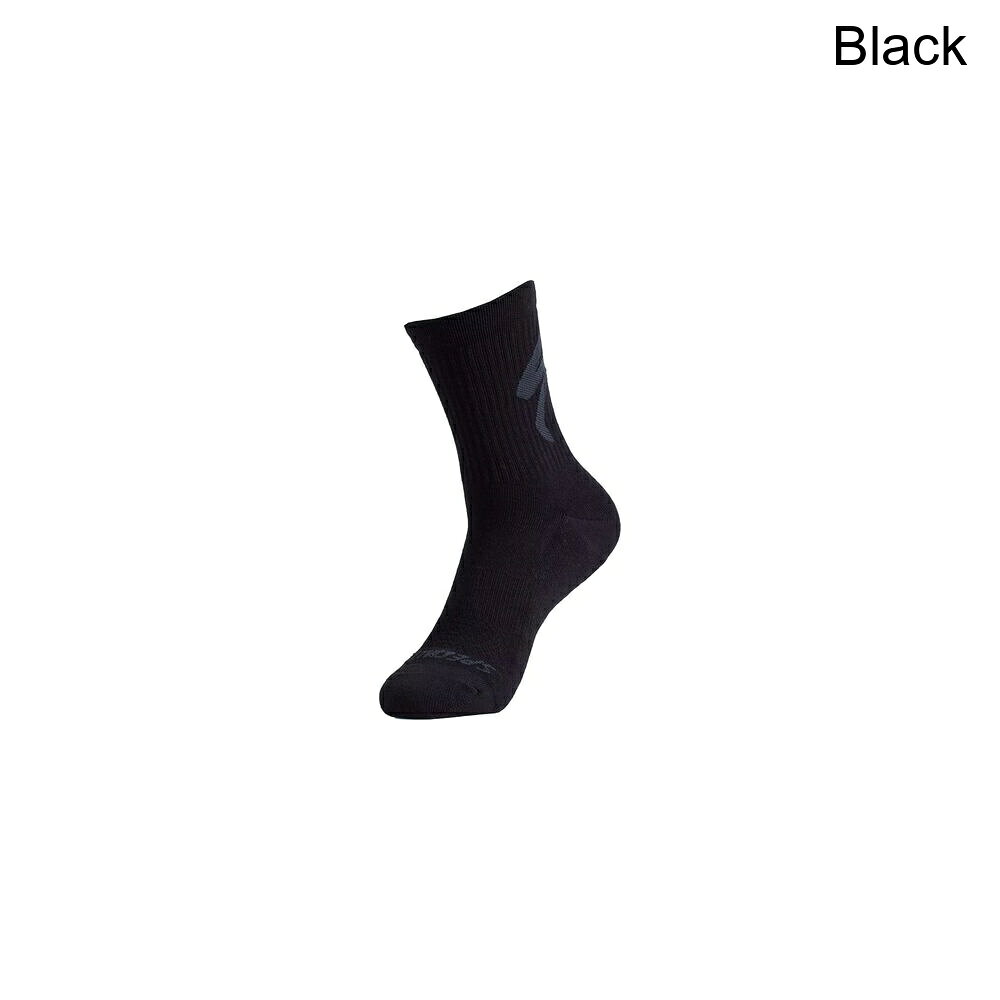 (取寄) スペシャライズド コットン トール ロゴ ソック Specialized Cotton Tall Logo Sock Black