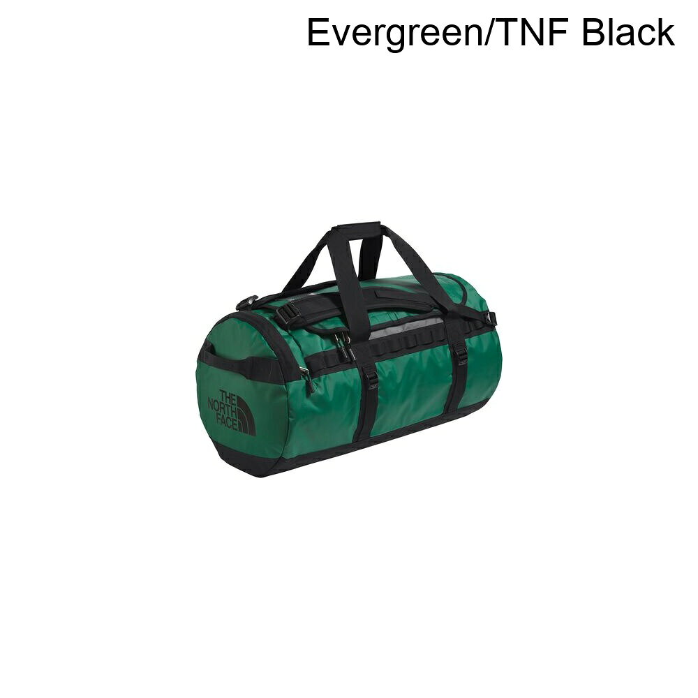 (取寄) ノースフェイス ベース キャンプ M 71L ダッフル バッグ The North Face Base Camp M 71L Duffel Bag Evergreen/TNF Black