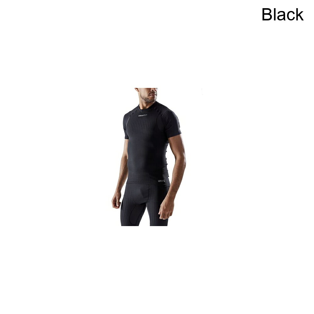 (取寄) クラフト メンズ アクティブ エクストリーム X CN ショートスリーブ ベースレイヤー— - メンズ Craft men Active Extreme X CN Short-Sleeve Baselayer - Men's Black