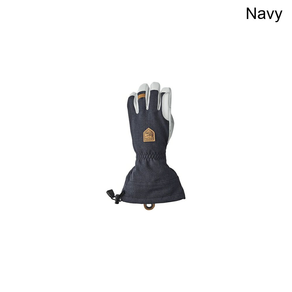 (取寄) ヘストラ アーミー レザー パトロール ガントレット グローブ Hestra Army Leather Patrol Gauntlet Glove Navy